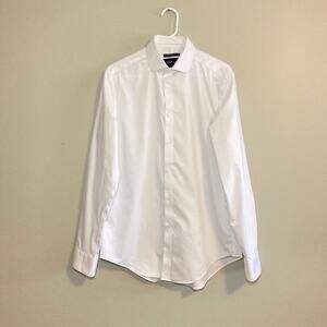 Kenneth Cole White Dress Shirt for Men